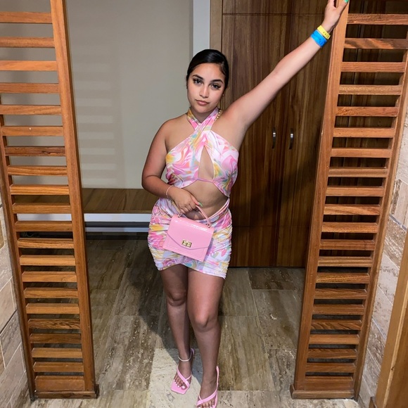 Mini Pink Dress - Picture 2 of 2